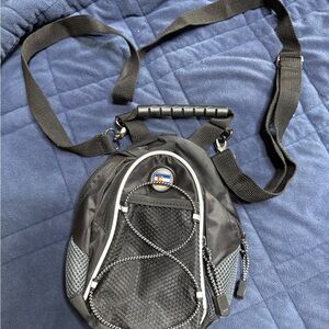 Black and Gray cross body sling